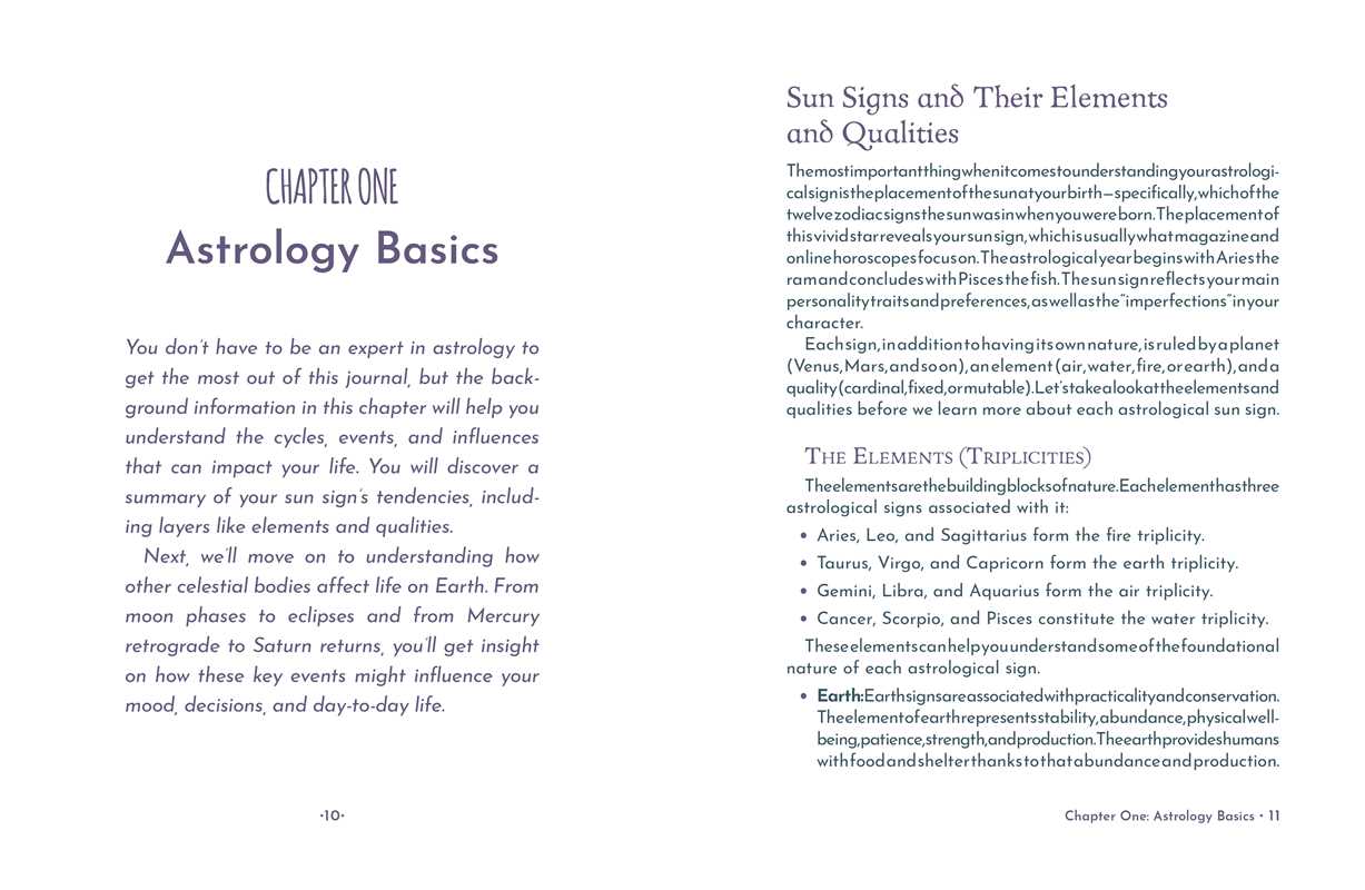 Astrology Journal by Mecca Woods