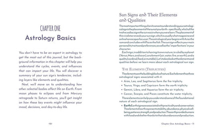 Astrology Journal by Mecca Woods