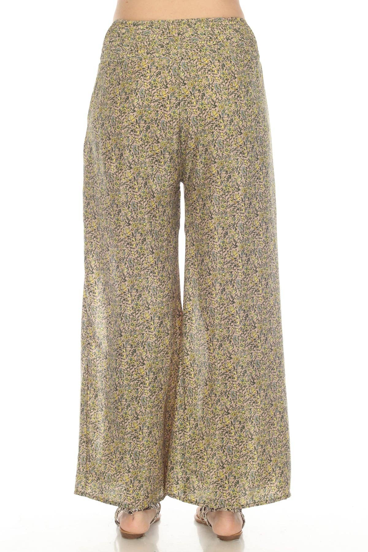 *PolySilk Faux Wrap Pants