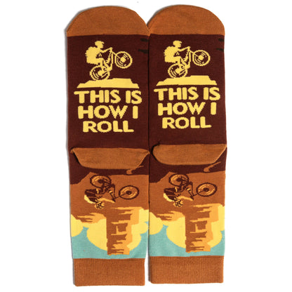 *This Is How I Roll (Mountain Biking) Socks