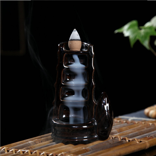 *Ceramic Backflow Burner: Tower Waterfall