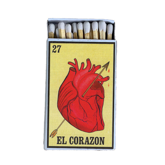 *Loteria Corozon Matchbox • Candle Acc• Decorative Matches