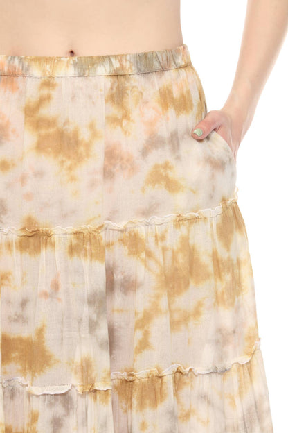 *Tiedye Gauze Skirt