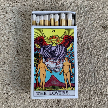 *Tarot Matchbox - The Lovers • Accessories for your candles