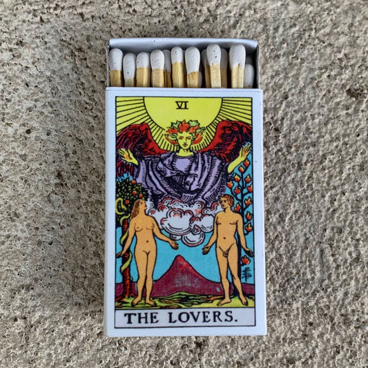 *Tarot Matchbox - The Lovers • Accessories for your candles