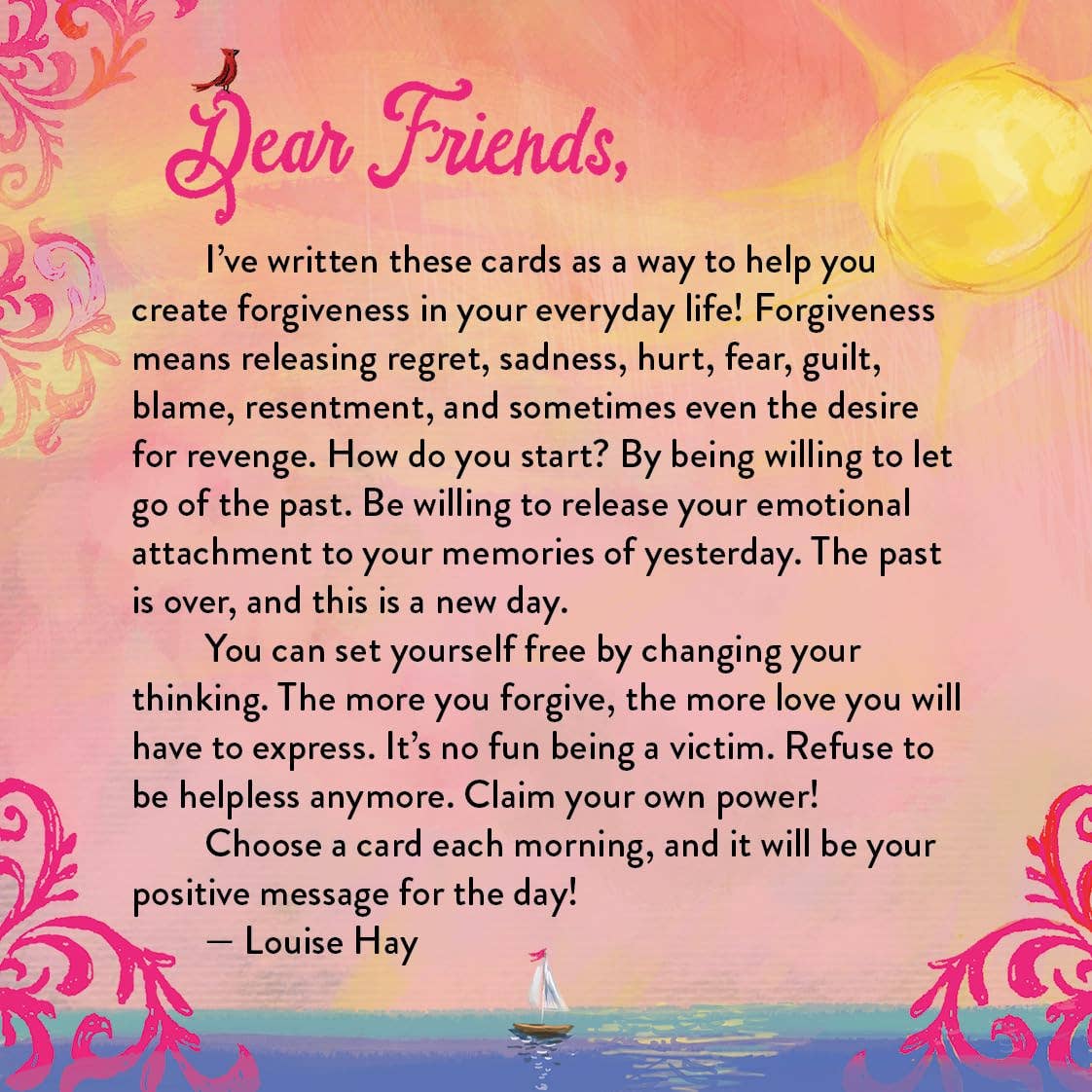 *Louise Hay Affirmations For Forgiveness Cards Hay House