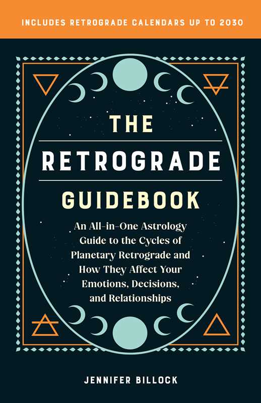 *Retrograde Guidebook by Jennifer  Billock