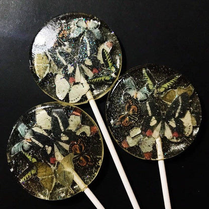 Kaleidoscope Butterflies Lollipops