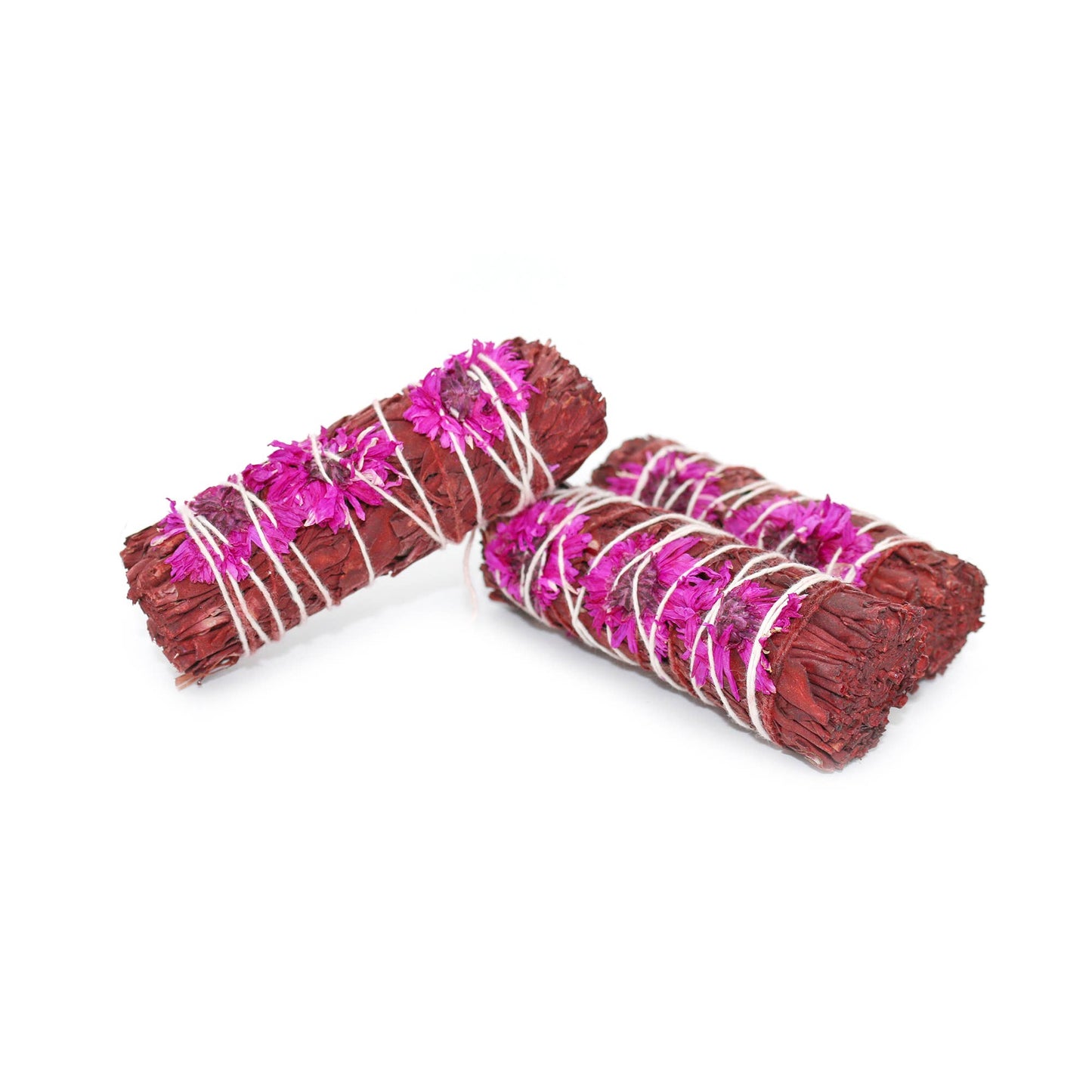 'Love' Floral Dragons Blood Sage Smudge Stick (4 in.)