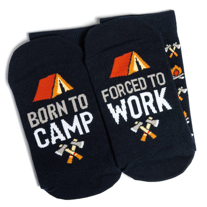 *Born To Camp, Forced To Work Socks
