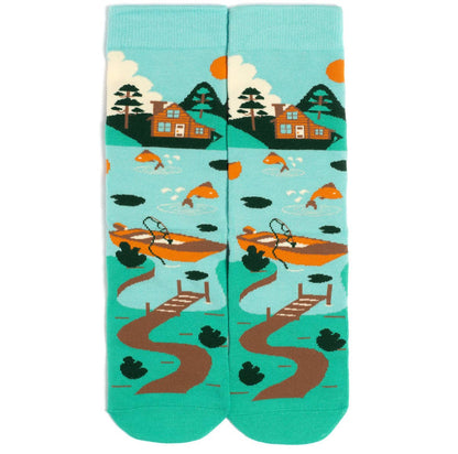 *I'd Rather Be At The Lake Socks