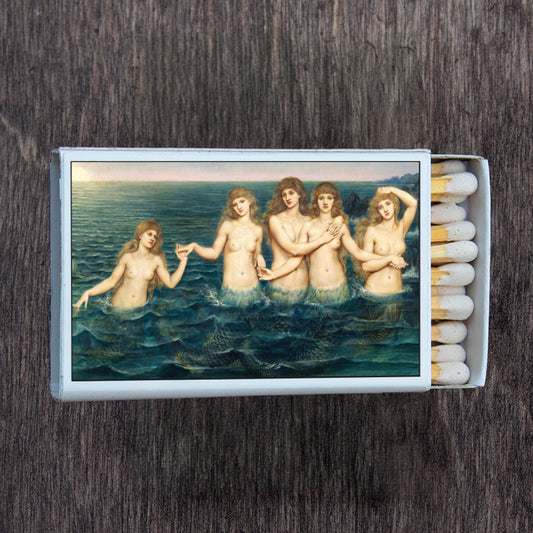 *Fantasy Mermaid Matchbox • Decorative Matches • Candle Acc