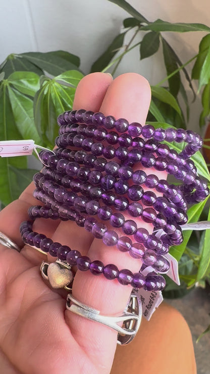 Amethyst Kid’s 4mm Bracelet