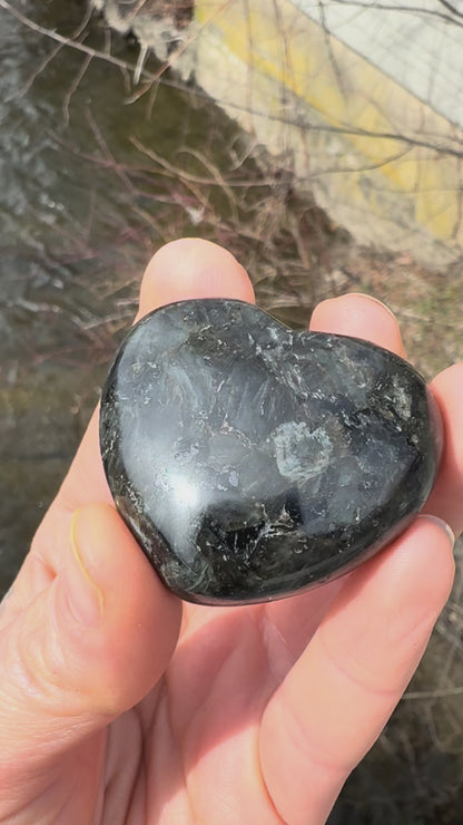 Larvikite Heart