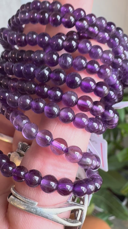 Amethyst Kid’s 4mm Bracelet