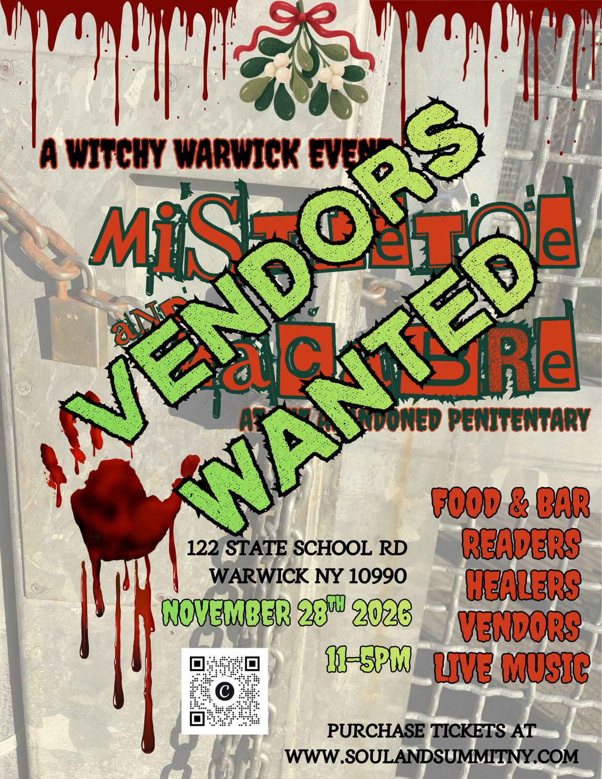 Mistletoe & Macabre Vendor Fee