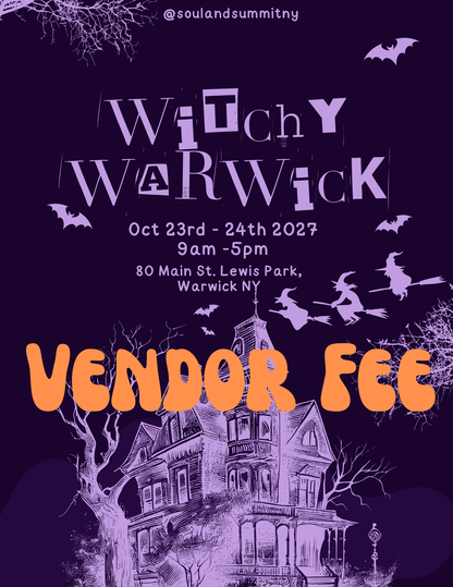 Witchy Warwick 2027 Vendor Fee