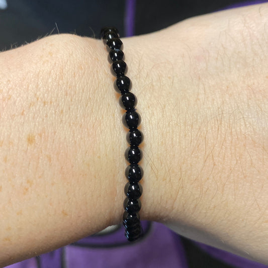 Bracelet Black Onyx 4mm