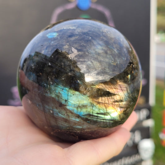 *Sphere Labradorite